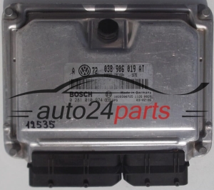 KOMPUTER STEROWNIK SILNIKA VW VOLKSWAGEN GOLF 1.9 TDI 038906019AT, 038 906 019 AT, BOSCH 0 281 010 974, 0281010974, DIESEL EDC15P+ 1513 28SA5595 - 