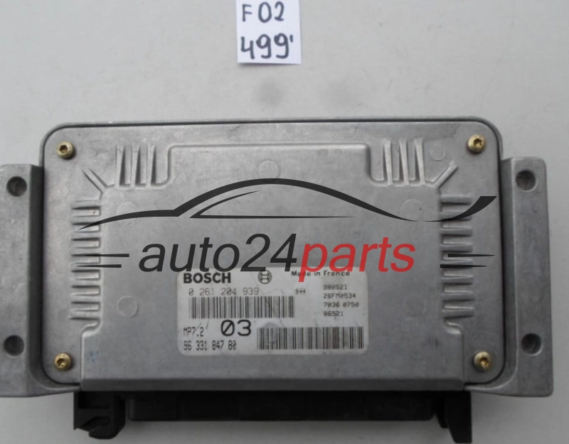 CITROEN PEUGEOT 1.6 BOSCH 0 261 204 939, 0261204939, 96 331 847 80, 9633184780