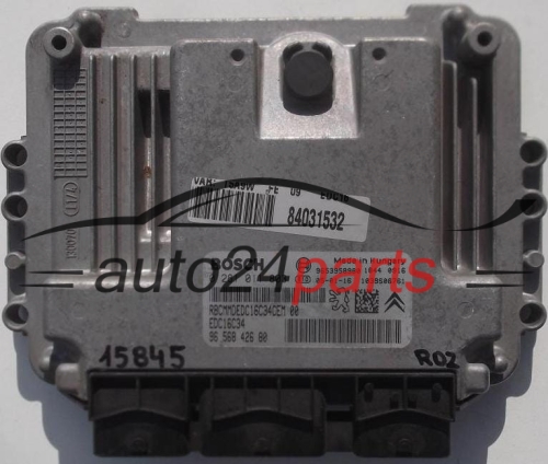 CENTRALITA DE MOTOR CITROEN, PEUGEOT 307 1.6 HDI, BOSCH 0 281 011 803, 0281011803, 96 568 426 80, 9656842680