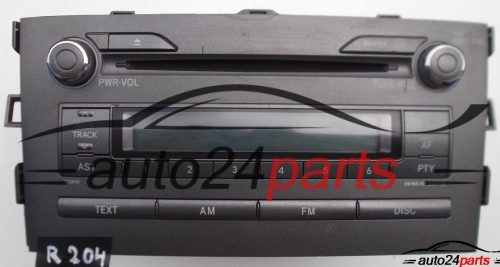 RADIO CD MP3 TOYOTA AURIS 86120-02520 /8612002520 / 122000-8900C101 / 1220008900C101 
