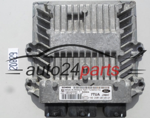 KOMPUTER STEROWNIK SILNIKA FORD FUSION 1.4 TDCI SIEMENS 5WS40633A-T 5WS40633AT SID804, 7S6112A650FA, 7S61-12A650-FA 7TUA