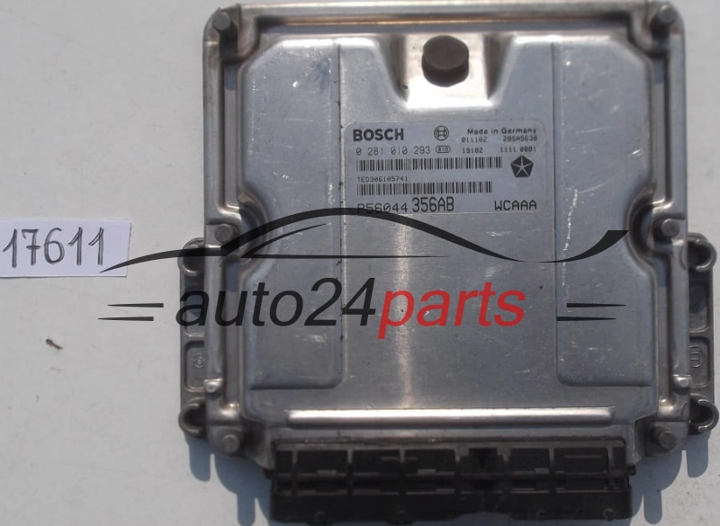 KOMPUTER STEROWNIK SILNIKA JEEP GRAND CHEROKEE 2.7 CRD BOSCH 0 281 010 293, 0281010293, P56044356AB
