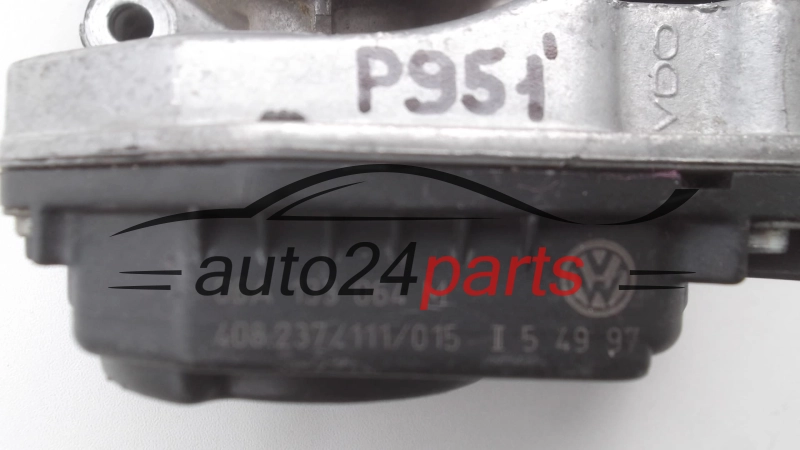 PRZEPUSTNICA POWIETRZA VOLKSWAGEN AUDI SEAT SKODA 06A 133 064 M, 06A133064M, VDO 408.237/111/015, 408237111015