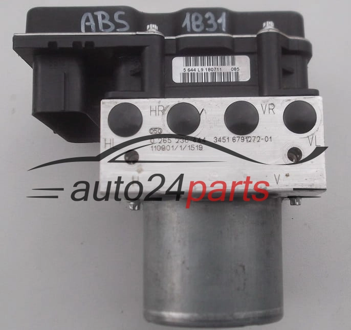 ABS POMPA BMW BOSCH 0 265 236 444, 0265236444, 34516791272-01, 3451679127201, 0 265 951 783, 0265951783 
