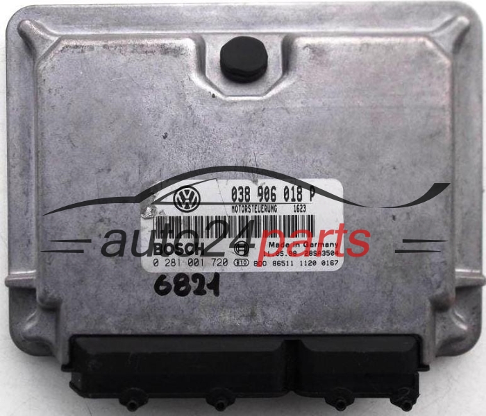 KOMPUTER STEROWNIK SILNIKA VW VOLKSWAGEN PASSAT 1.9 TDI AFN 038906018P, 038 906 018 P, BOSCH 0 281 001 720, 0281001720, DIESEL 1623, 28SA3504