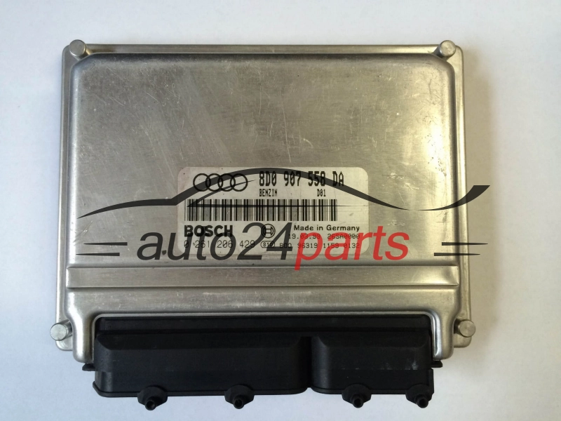 ECU CENTRALITA DE MOTOR AUDI A4 S4 1.8T AJL 8D0 907 558 DA, 8D0907558DA, BOSCH 0261206429, 0 261 206 429
