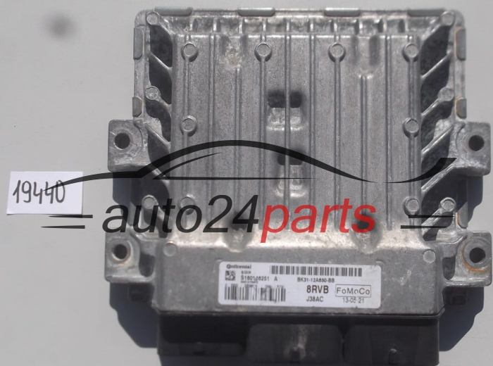 KOMPUTER STEROWNIK SILNIKA FORD TRANSIT 2.2 TDC S180146251 A, S180146251A, BK31-12A650-BB, BK3112A650BB, SID208
