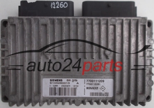 Computador caixa de velocidades automática RENAULT MEGANE SCENIC 1.6 SIEMENS S105280015 A, S105280015A, 7700111209, 7700110261 