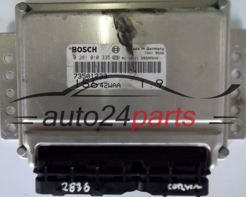 Komputer sterownik silnika Alfa Romeo 156 1.9 JTD 0281010335 73501233 15642WAA 28SA5549