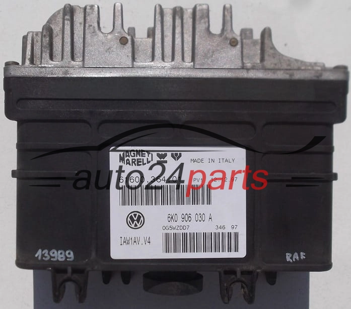 KOMPUTER STEROWNIK SILNIKA SEAT IBIZA CORDOBA VW POLO 1.6 AEE 6K0906030A,  IAW1AVV4