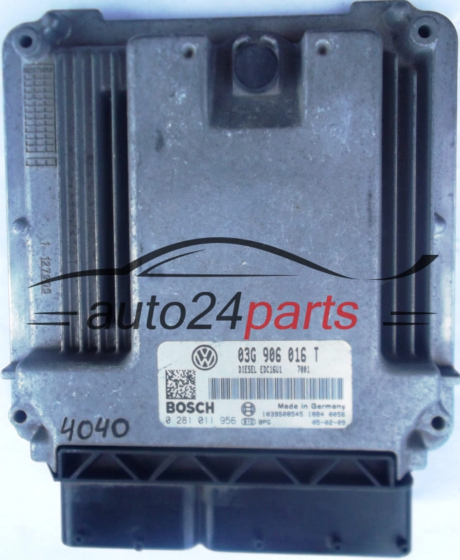ΜΟΝΑΔΑ ΕΛΕΓΧΟΥ ΚΙΝΗΤΗΡΑ VW VOLKSWAGEN GOLF 2.0 TDI 03G906016T