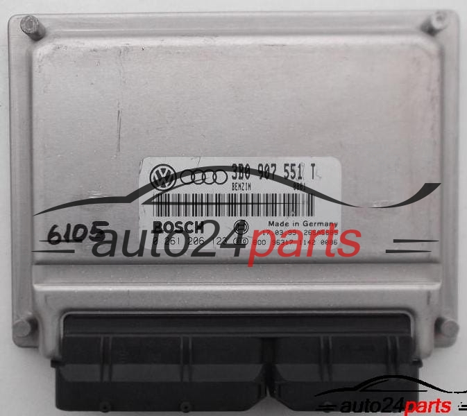 ECU ENGINE CONTROLLER AUDI A4 A6 2.8 AQD BOSCH 0 261 206 123, 0261206123, 3B0 907 551 T, 3B0907551T