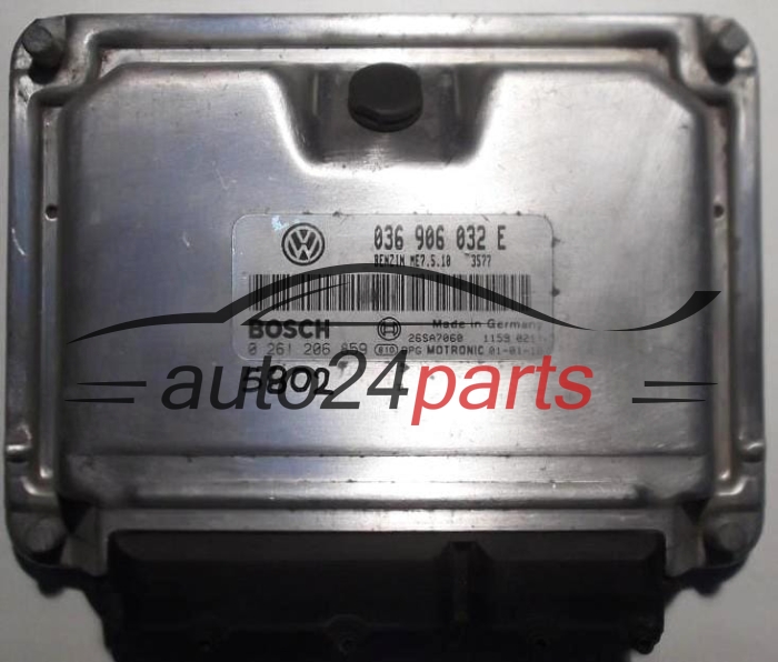 ECU CENTRALITA DE MOTOR SEAT LEON 1.4 036 906 032 E, 036906032E, BOSCH 0 261 206 859, 0261206859