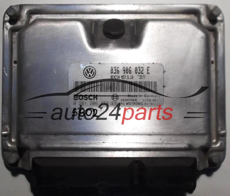 ECU CENTRALITA DE MOTOR SEAT LEON 1.4 036 906 032 E, 036906032E, BOSCH 0 261 206 859, 0261206859