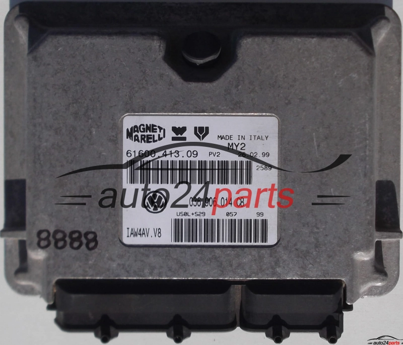 ECU ENGINE CONTROLLER VW VOLKSWAGEN LUPO 1.4, 036 906 014 CB, 036906014CB, 61600.413.09, 6160041309, IAW4AV.V8