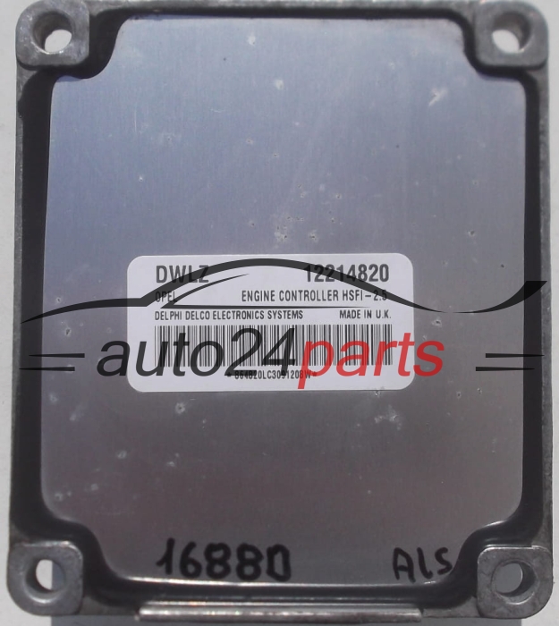 Μονάδα Ελέγχου Κινητήρα OPEL CORSA MERIVA DELPHI DELCO 12214820 DWLZ, 12214820DWLZ, HSFI-2.5
