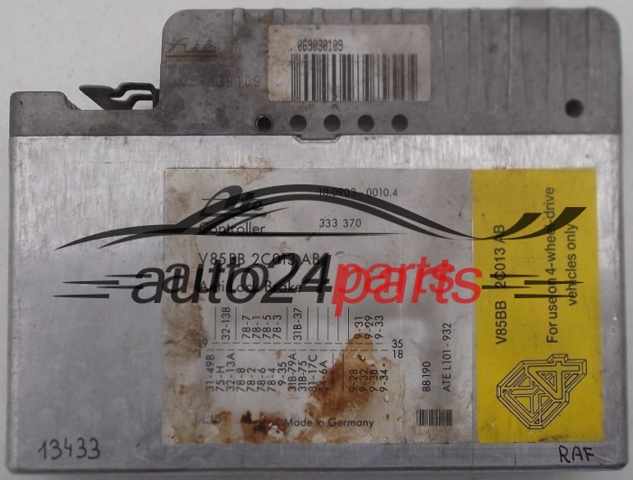 FORD SIERRA ATE 10.0903-0010.4, 10090300104, V85BB 2C013 AB, V85BB2C013AB
