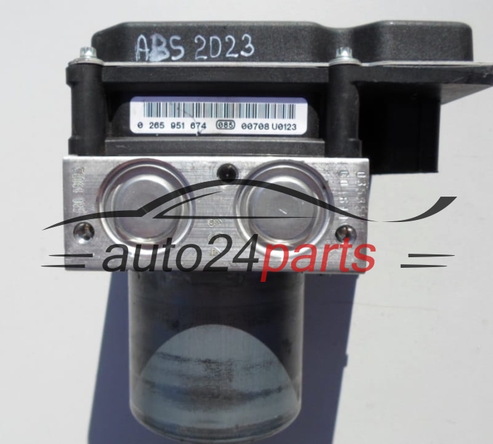 ABS PUMPE BLOCK HYDRAULIKPUMPE STEUERGERAT  BMW BOSCH 0 265 236 380, 3451 6768550-02