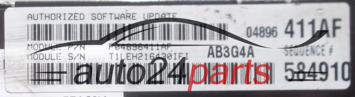MOTORSTEUERGERÄT ECU STEUERGERÄT  CHRYSLER DODGE 2.7-3.5 V6 P04896411AF