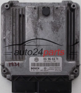 ECU CENTRALITA DE MOTOR SEAT ALTEA 2.0 TDI BOSCH 0 281 011 909, 0281011909, 03G 906 016 FH, 03G906016FH, EDC16U1 