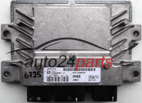 KOMPUTER STEROWNIK SILNIKA FORD FIESTA 1.6 8V21-12A650-HE, 8V2112A650HE, S180049001, 0HAE, J38AC - 