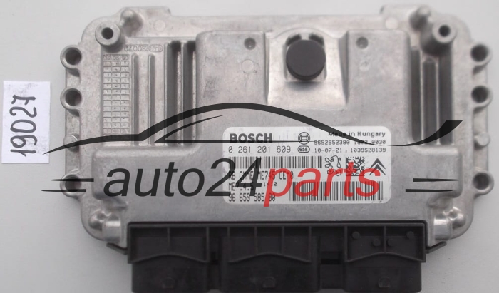 KOMPUTER STEROWNIK SILNIKA CITROEN C4 1.6 BOSCH 0 261 201 609,  96 659 585 80