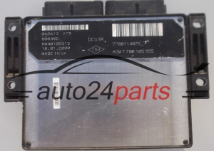 ECU CENTRALITA DE MOTOR RENAULT CLIO MEGANE 1.9 D LUCAS R04010031D, HOM 7 700 105 955, 7700105955, 7700114875 