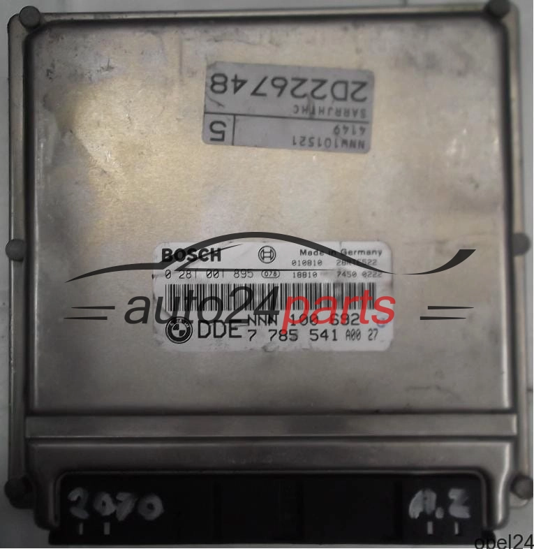 ΜΟΝΑΔΑ ΕΛΕΓΧΟΥ ΚΙΝΗΤΗΡA ROVER 75 2.0 CDT BOSCH 0281001895, DDE 7785541, 28RTE522, NNN100692