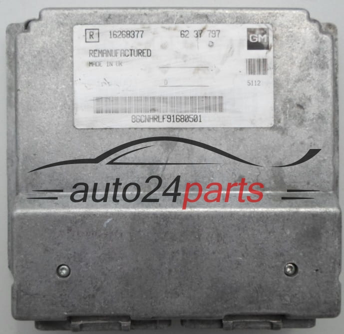 CALCULATEUR MOTEUR OPEL ASTRA G GM 62 37 797, 6237797, 16268377 RAAC