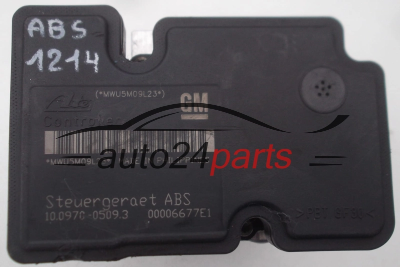 ABS OPEL ASTRA H ZAFIRA B GM 13 157 576 HA, 13157576HA, 13157576, ATE 10.0207-0024.4, 10020700244, 10.0970-0509.3, 10097005093