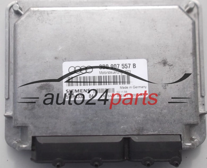MOTORSTEUERGERÄT ECU STEUERGERÄT  AUDI A4 1.6 AHL SIEMENS 5WP4333 04, 3B0 907 557 B