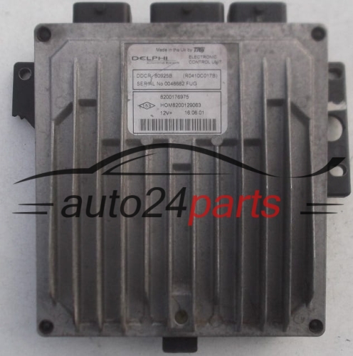 CENTRALINA DO MOTORE RENAULT CLIO 1.5 DCI Delphi R0410C017B, 8200176975, HOM 8200129063 