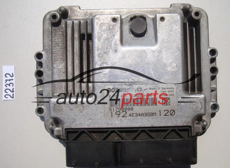 Centralina do motor Alfa Romeo / Fiat 1.9 JTD 0281013672 51798000
