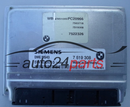 CENTRALINA MOTORE BMW E46 2.5 SIEMENS 5WK90015, 7 519 308
