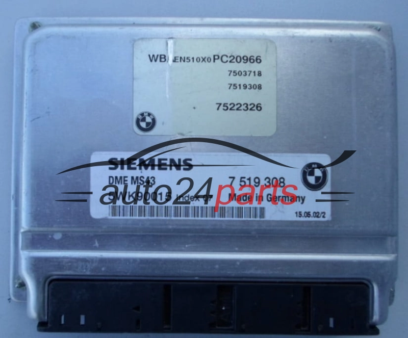 CENTRALINA MOTORE BMW E46 2.5 SIEMENS 5WK90015, 7 519 308