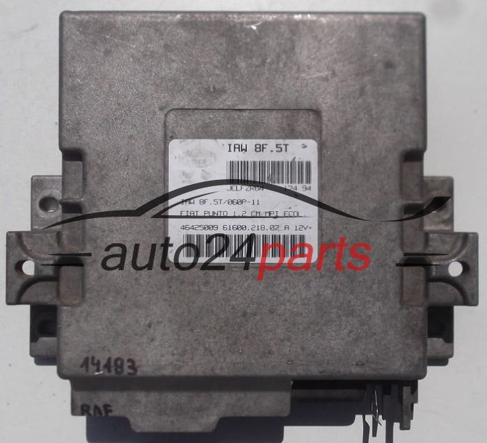 MOTORSTEUERGERÄT ECU STEUERGERÄT  FIAT PUNTO 1.2 MAGNETI MARELLI IAW 8F.5T, 46425009, 61600.218.07