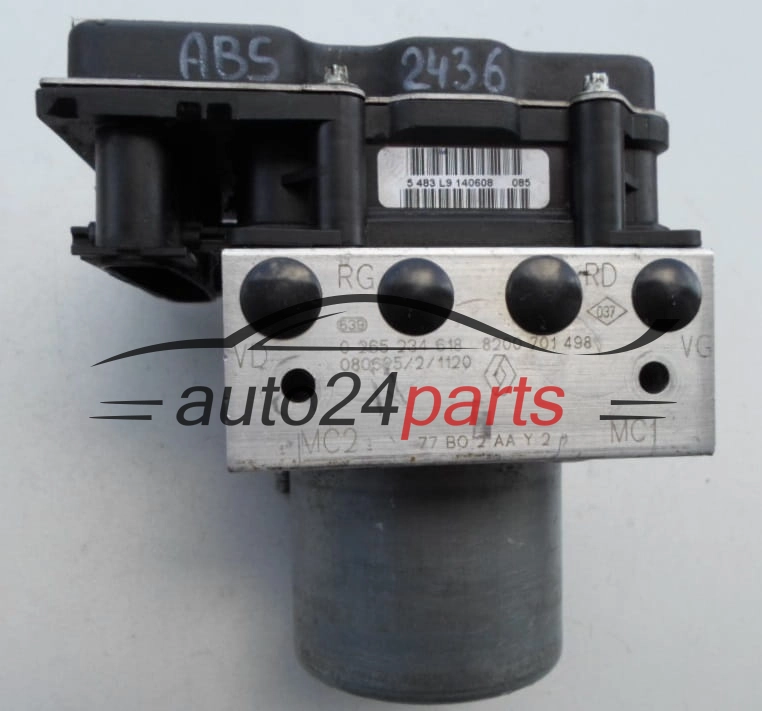 Αντλία αβς RENAULT MODUS BOSCH 0 265 234 618, 0265234618, 8200701498, 0 265 950 338, 0265950338