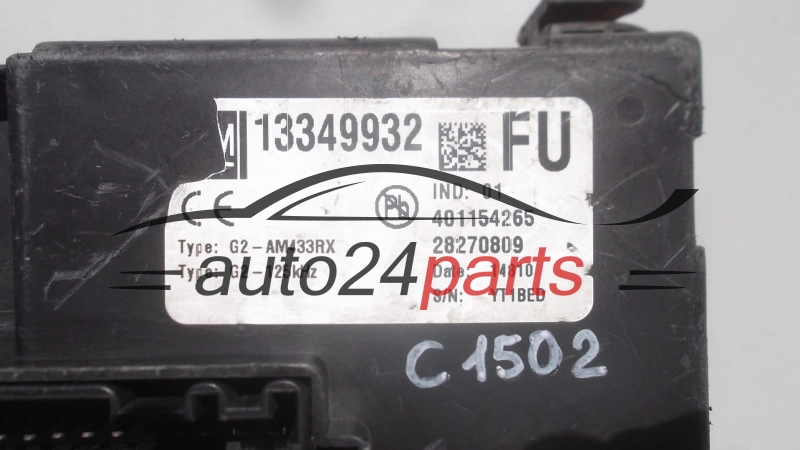 Centralina de comando do sistema confort  BSI OPEL MERIVA 1.3 CDTI  GM 13349932 FU