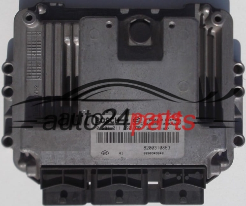 ECU CENTRALITA DE MOTOR  RENAULT MEGANE SCENIC 1.9 DCI BOSCH 0 281 011 390,  8200310863