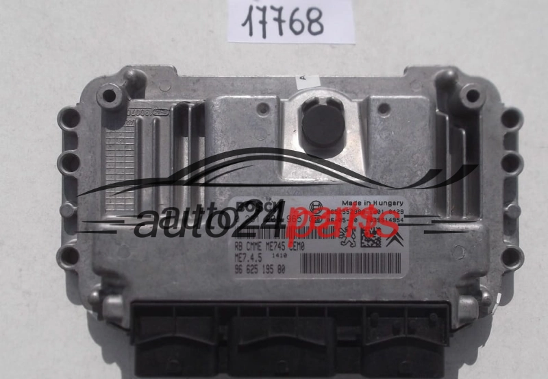 KOMPUTER STEROWNIK SILNIKA CITROEN PEUGEOT BOSCH 0 261 208 965, 0261208965, 96 625 195 80, 9662519580, 9652552380