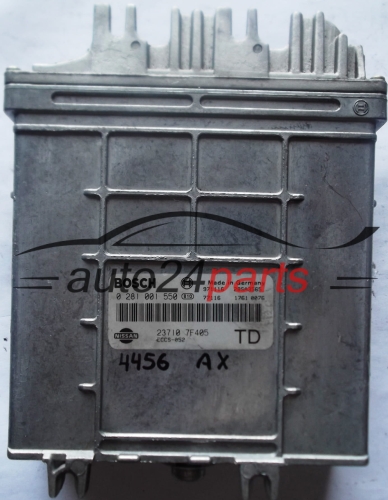 ECU ENGINE CONTROLLER NISSAN TERRANO 2.7 TDI BOSCH 0 281 001 550, 0281001550, 23710 7F405, 237107F405 TD