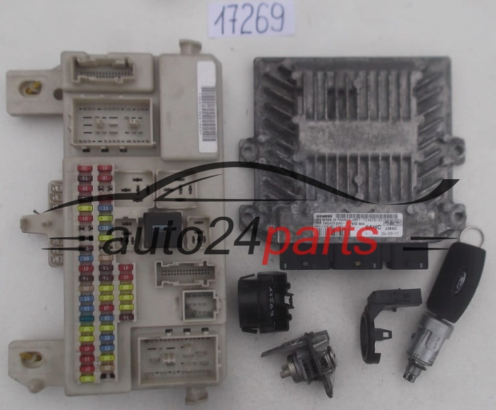 Μονάδα Ελέγχου Κινητήρα FORD FIESTA C-MAX SIEMENS 5WS40166E-T, 5WS40166ET FoMoCo 4M51-12A650-ZC, 4M5112A650ZC, 9AHC