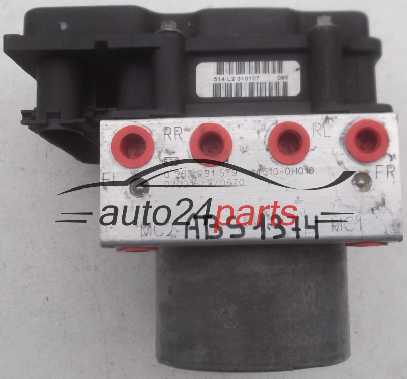 ABS POMPA I STEROWNIK CITROEN C1 TOYOTA  PEUGEOT 107 BOSCH 0 265 231 579, 0265231579, 44510-0H010, 445100H010, 0 265 800 441, 0265800441
