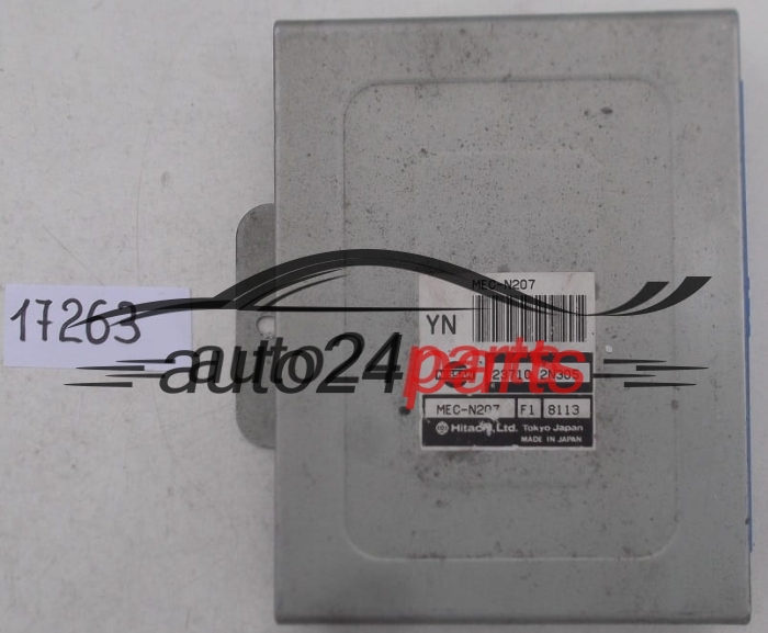 ECU ENGINE CONTROLLER NISSAN ALMERA 1.4 HITACHI MEC-N207 F1, MECN207, 23710 2N305, 237102N305 YN 