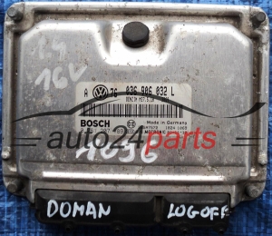 CENTRALINA MOTORE VW VOLKSWAGEN GOLF BORA 1.4 16V 036 906 032 L, BOSCH 0 261 207 189, 0261207189, 26SA7572, BENZIN ME7.5.10 3869