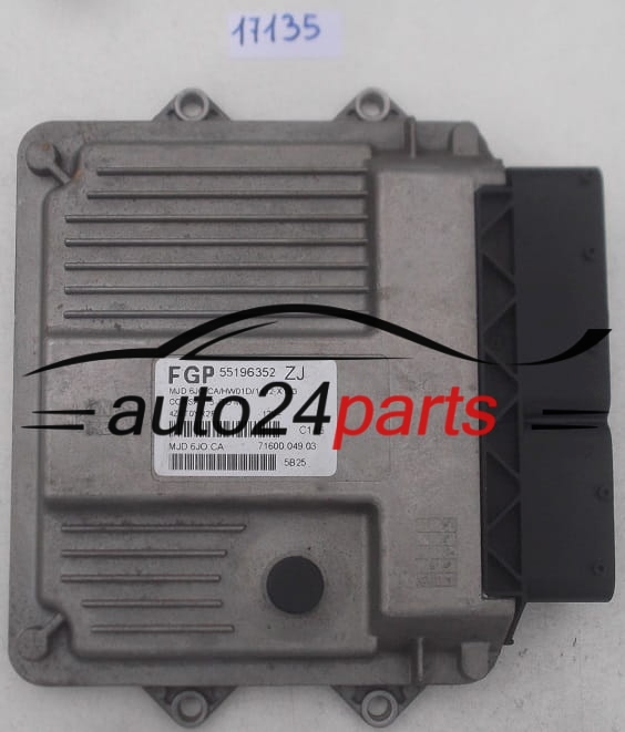 Μονάδα Ελέγχου Κινητήρα OPEL CORSA 1.3 JTD MAGNETI MARELLI MJD 6JO.CA, MJD6JOCA, MJD6J0.CA, FGP 55196352 ZJ, 55196352ZJ, 71600.049.03, 7160004903