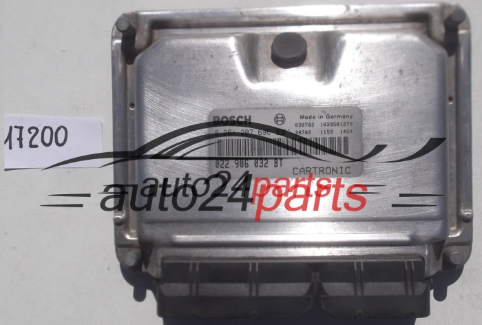 ECU ENGINE CONTROLLER PORSCHE CAYENNE S 4.5 TURBO, BOSCH 0 261 207 696, 0261207696, 022 906 032 BT, 022906032BT
