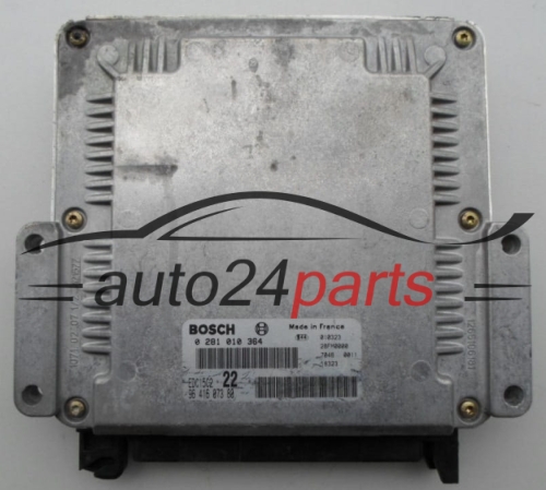 CALCULATEUR MOTEUR CITROEN PEUGEOT 2.0 HDI BOSCH 0 281 010 364,  96 416 073 80