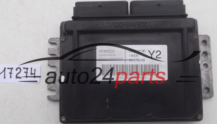 ECU ENGINE CONTROLLER DEAWOO TACUMA 1.6 96378049 1AEK Y2 KEMSCO S010016030 E1 