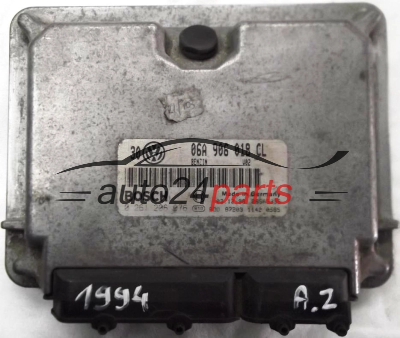 ECU ENGINE CONTROLLER VW VOLKSWAGEN GOLF 1.8 06A 906 018 CL, 06A906018CL, BOSCH 0 261 206 076, 0261206076, 26SA5335